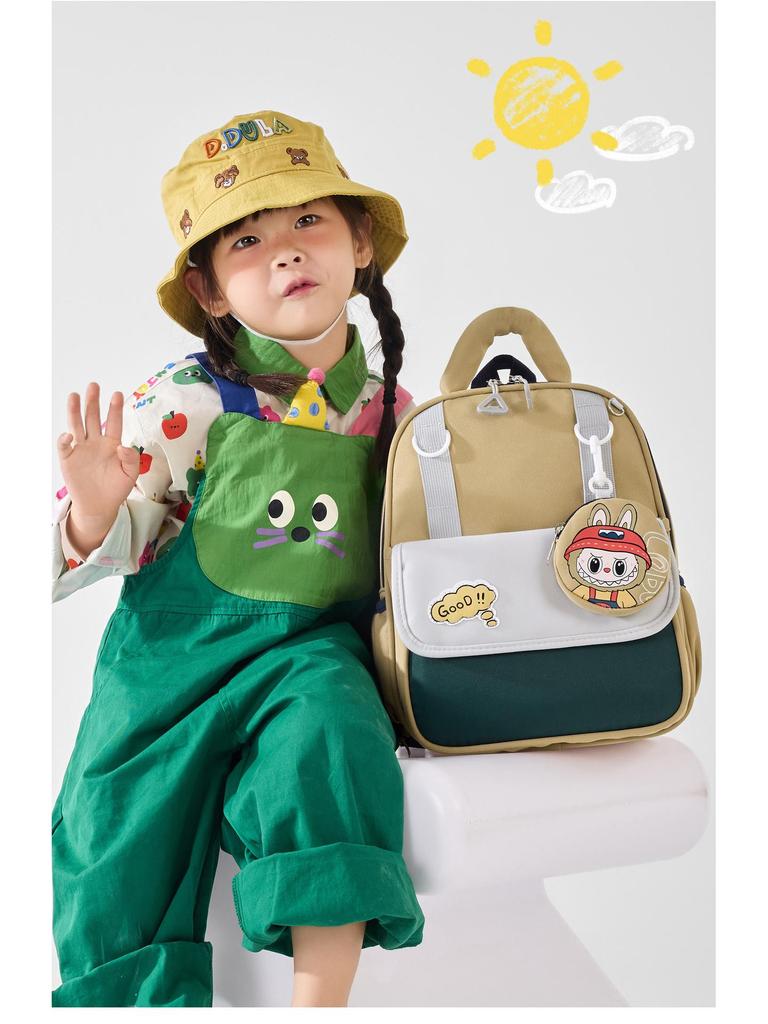 Cartoon Anime Backpack for Kindergarten Children Aged 3-6 Boys and Girls