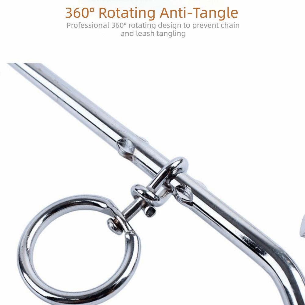 Rust-Proof Dog Stake Heavy Duty Dog Tether Stake Dog Ground Anchor Suitable for Cats and Dogs