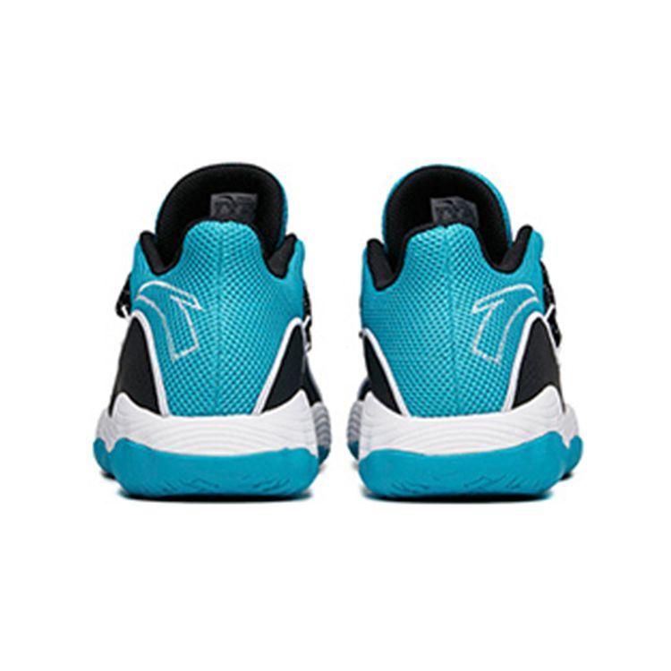 Anta Antiskid Shock Absorbing Low Top Sports Casual Shoes Kids Sneakers Green Black White A312121129-1