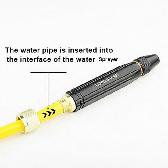 High-Pressure Nozzle And Hose, Home Car Wash Nozzle, Adjustable Booster Nozzle And 16Ft or 32Ft Hose for Garden Watering Vehicle Cleaning