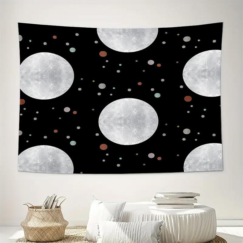Galaxy Tapestry Wall Hanging Space Universe Decor Celestial Moon Stars Backdrop Aesthetic Room Decor Nebula Wall Art Cosmic Home