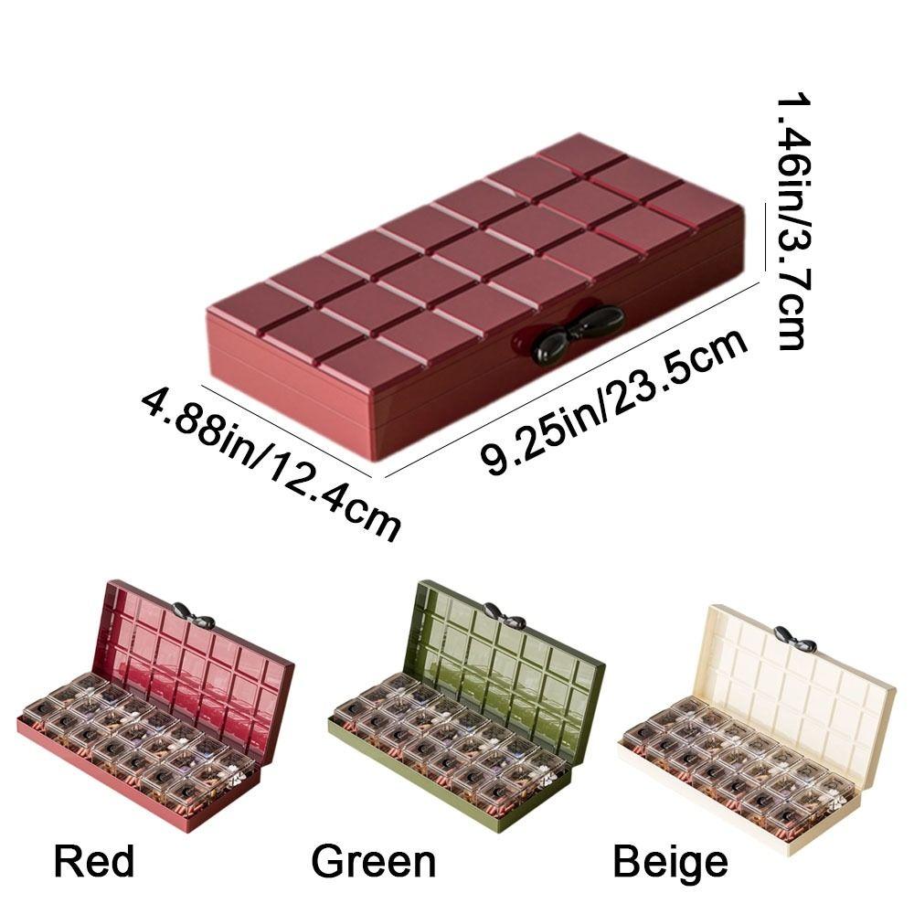 21 Grids Weekly Pill Organizer Food Grade Vitamin Storage Case Daily Pill Box  Travel
