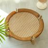 Summer Cooling Cat Bed Cool Mat Sofa Cat Scratch Wear-Resistant Cat Nest Rattan Lounge Chair Cat House Pet Sleeping Bed
