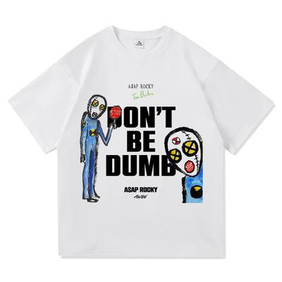 Een Rocky 2026 Nieuw Album Don't Be Dumb T-shirt Mode MannenVrouwen Kleding Harajuku Hoge Kwaliteit Tops Katoenen T-shirts Vintage