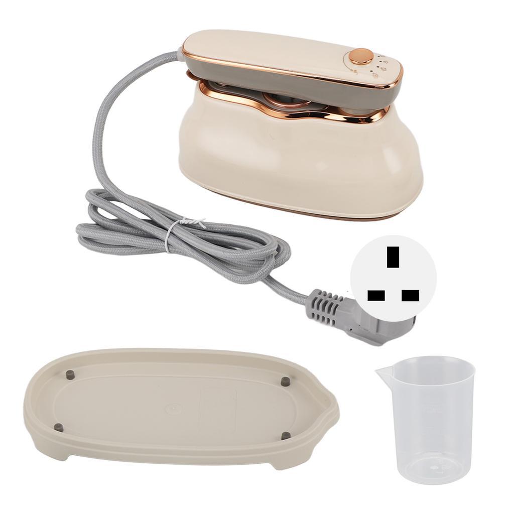 Steam Iron Portable 1200W Powerful Multifunctional Handheld Clothes Wrinkle Remover for Home Travel UK Plug 220V