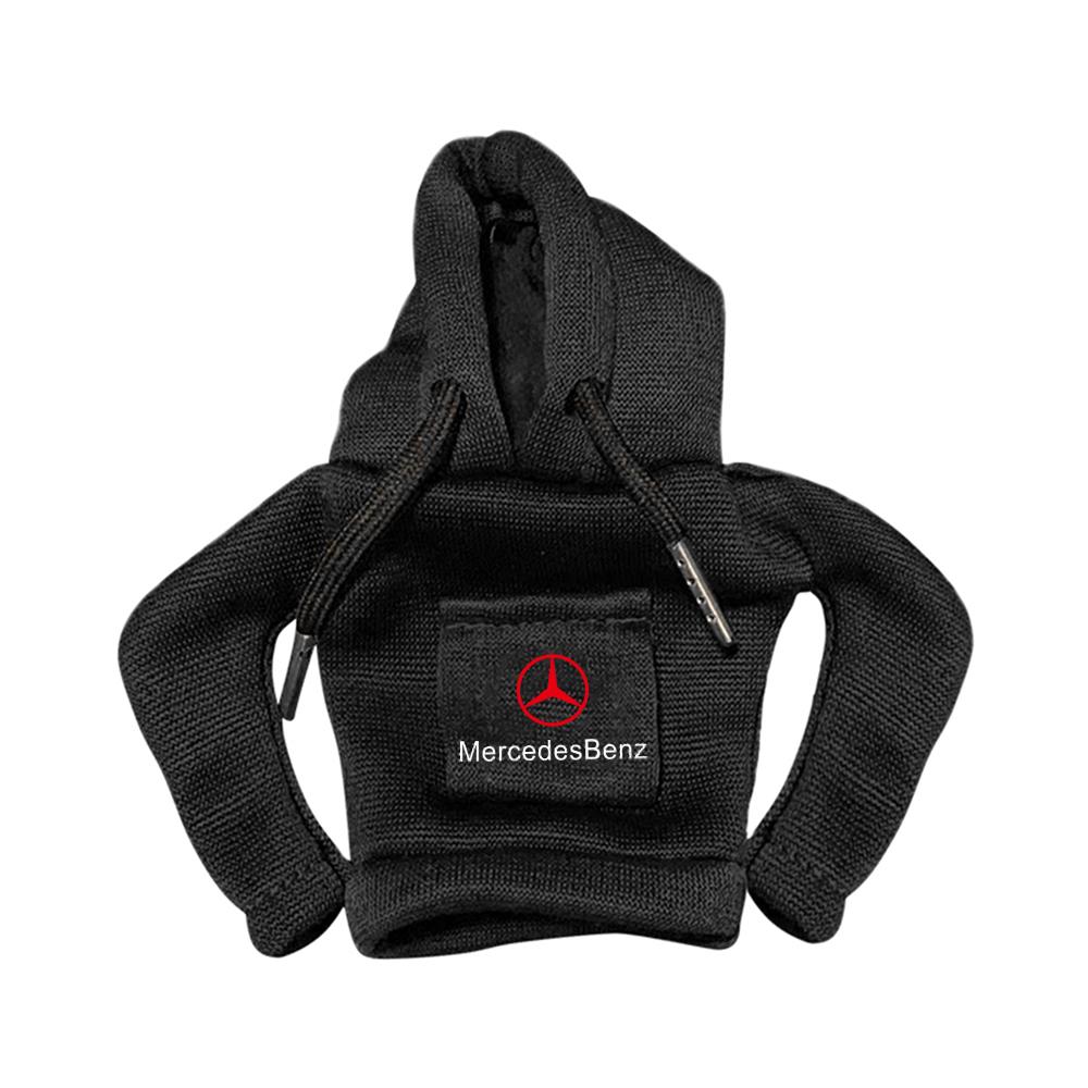 Car Center Console Gear Shift Knob Cover Hoodie Sweatshirt Interior Styling Handle Clothes Auto Decorative For Mercedes Benz AMG