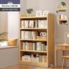 Changbaosen 5-Tier Solid Wood Bookshelf