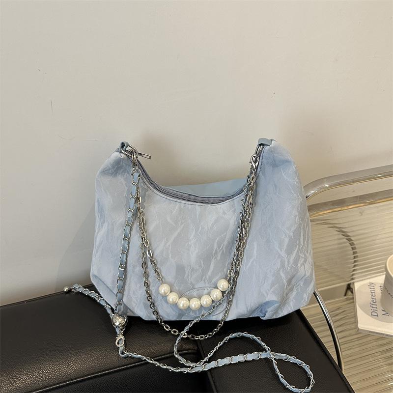 

Casual large-capacity bag women 2025 new popular versatile messenger bag fashion commuter shoulder bag tote bag синій