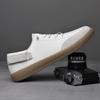 Pánské boty z pravé kůže Jaro Léto Tenis Masculino Prodyšné Ležérní Plátěnky Nová Móda Pohodlné Pánské Tenisky Horký Výprodej