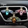 Exquisite Legierung Strass Biene Schmetterling Libelle Auto Lüftungsschlitz Parfüm Clip