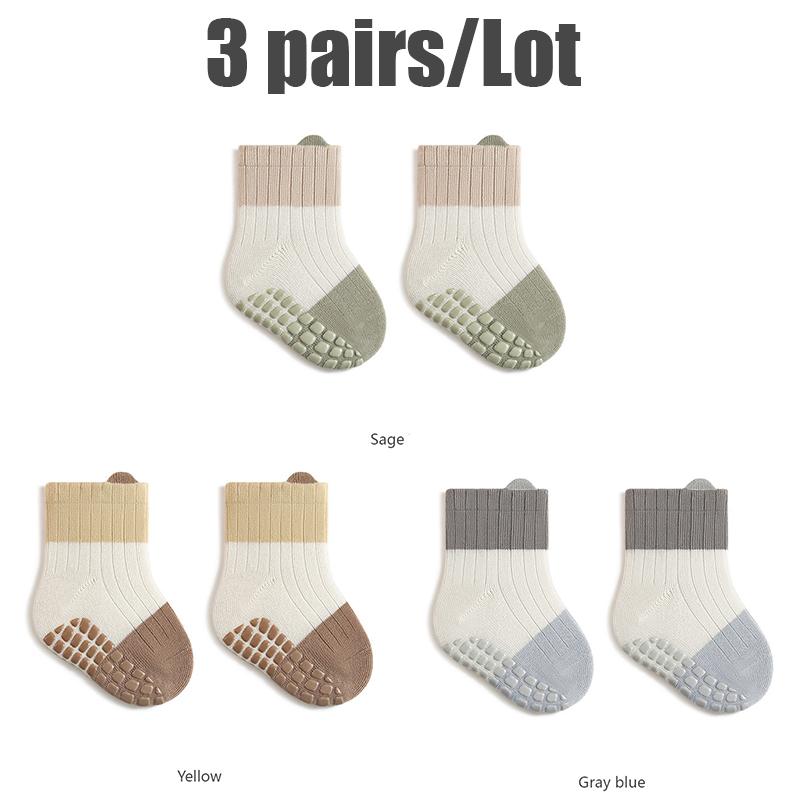 

5/3 Pair Anti-Slip Baby Socks For Newborn Babies Anti-slip Socks For Children Comfortable Fit Socks For Baby Accessories Newborn S(0-1Y)