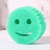 Douyin Smiley Magic Cleaning Sponge – Loofah-Style Honeycomb Kitchen Dish Sponge