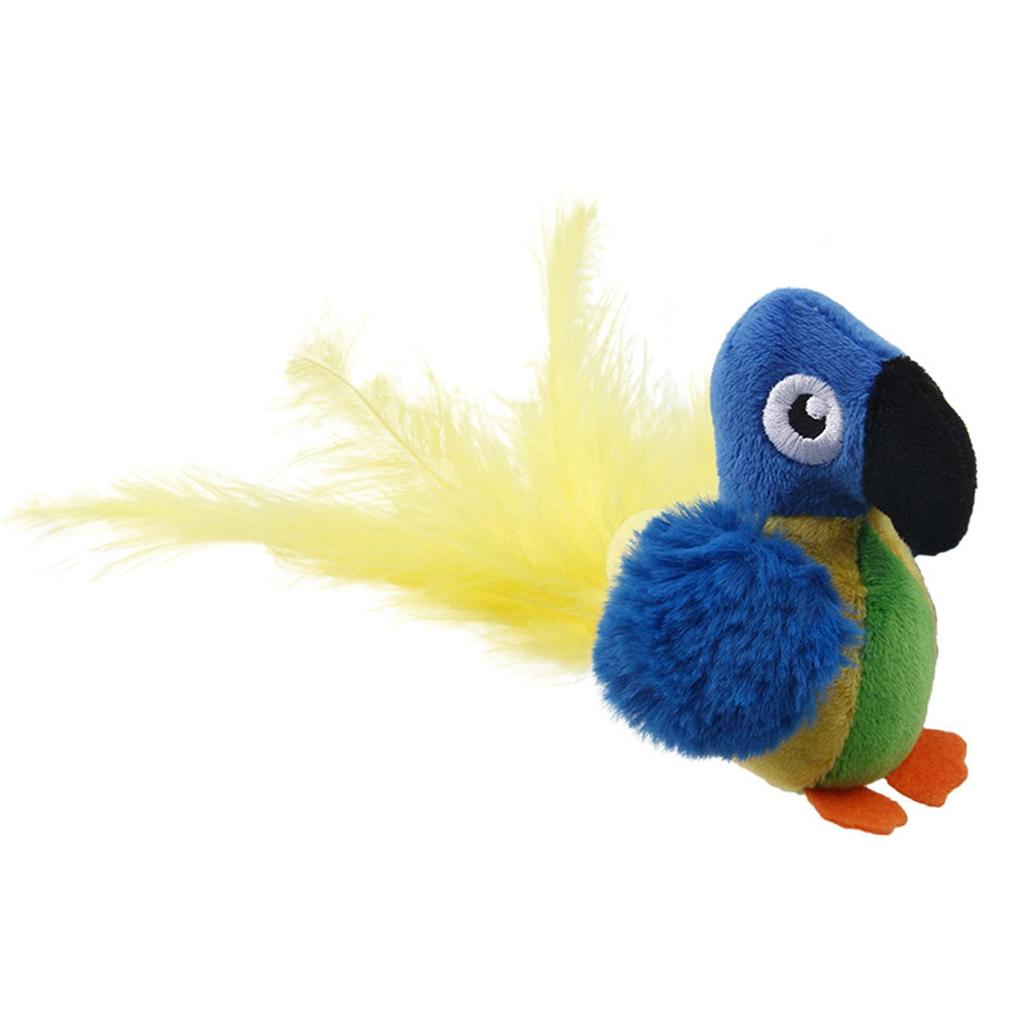 parrot cat toy