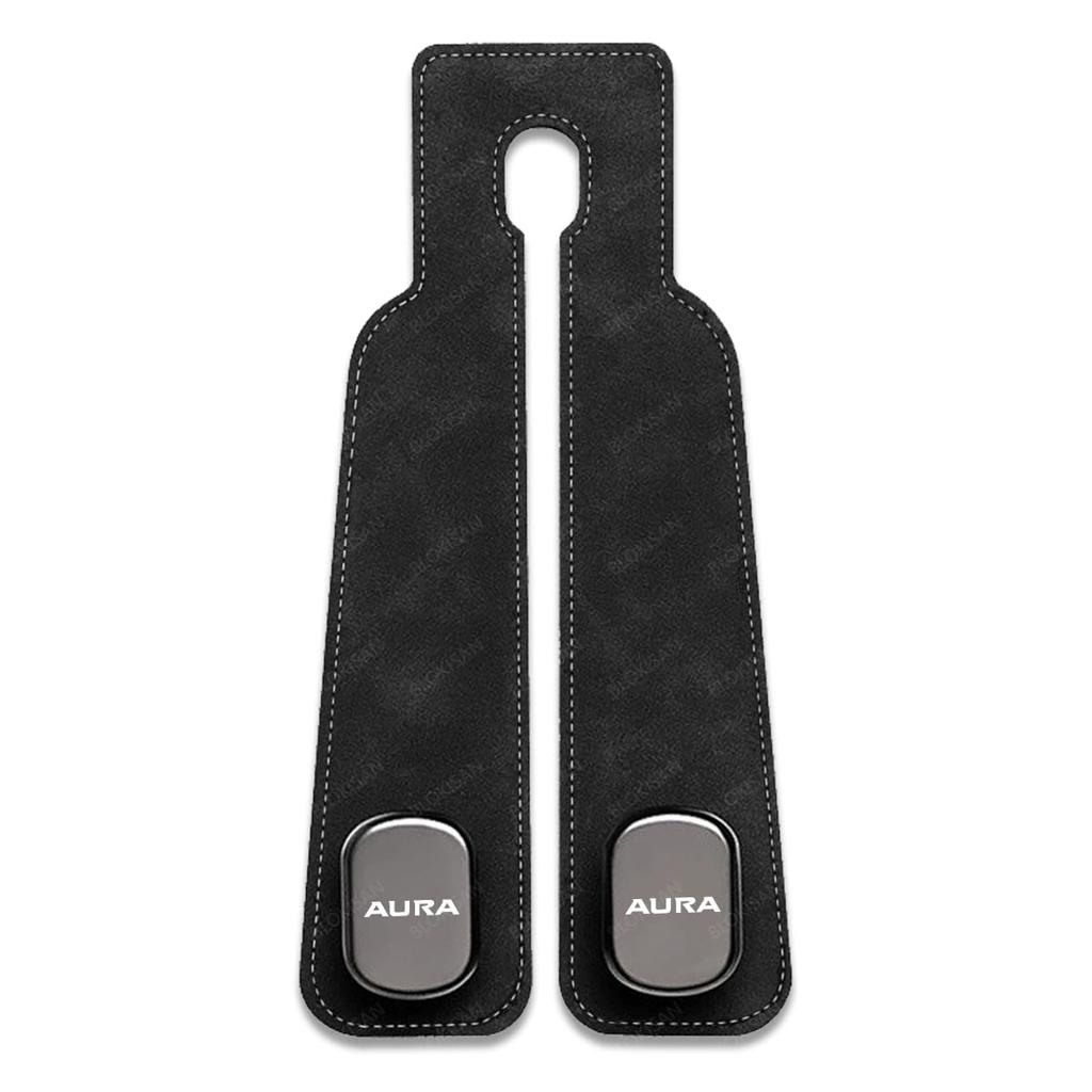 Car Seat Hooks for All Aura Hidden Metal Double Waterproof and Car Convenient Storage Aura MOTTTO-PQB Series, Hooks, Heavy-Duty Capacity,