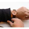[JMW TOKYO] Men's Watch Moon Phase, Japanese Movement, 100m Waterproof, Leather Strap, Roman Index (Pink Gold), Limited Edition 300 pcs.