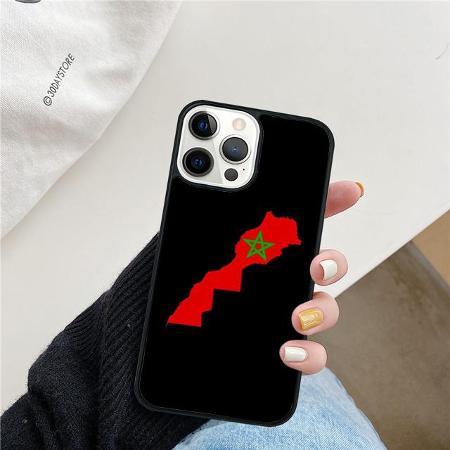 Morocco Flag Moroccan Unique Coque Shell For iPhone 17 Air 15 16 14 13 12 Pro Max 11 Pro Max Plus Phone Case Cover