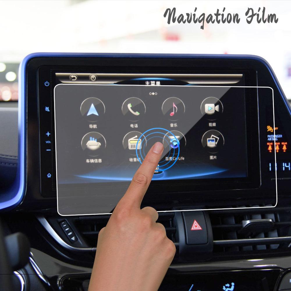 Car GPS Navigation Screen Film for Toyota C-HR CHR 2016 2017 2018 2019 2020 Tempered Glasses Protector Membrane Accessories