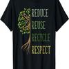 Earth Day Shirt Reduce Reuse Recycle Environmental Ecology T-Shirt