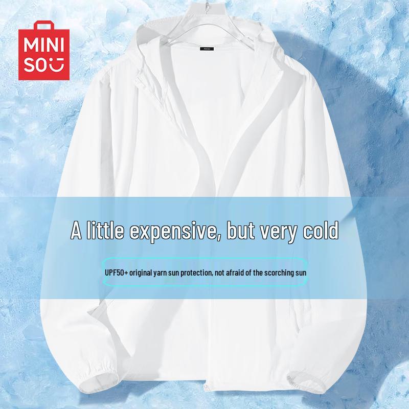 MINISO Men s Ice Silk UPF50+ Sun Protection Hoodie M