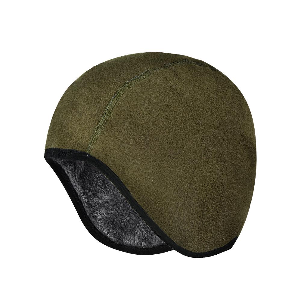 Men's Winter Cycling Polar Fleece Hat with Windproof Ear Protection for Skiing and Mountaineering.