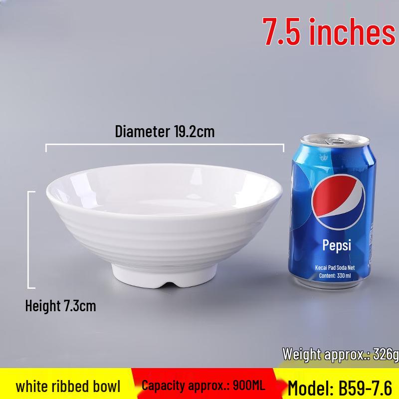 777 Melamine Soup Noodle Bowl