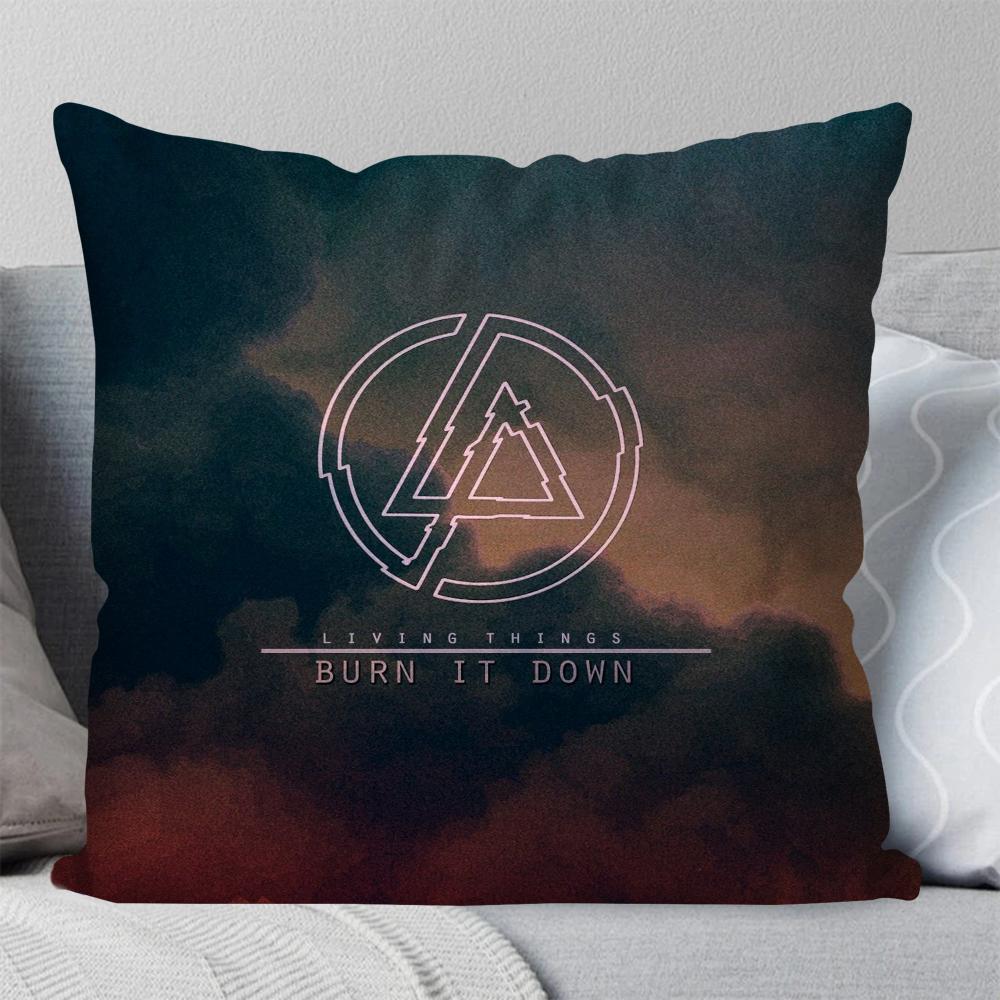 Band L-Linkin From Zero P-Park Pillow Case Square Pillow Bedroom Sofa Leisure Comfort Cushion Living Room Home Decoration 40X40
