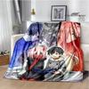 DARLING In the FRANXX Cartoon Blankets Picnic Blanket Flange Warm Blanket Soft and Comfortable Home Travel Blanket Birthday Gift
