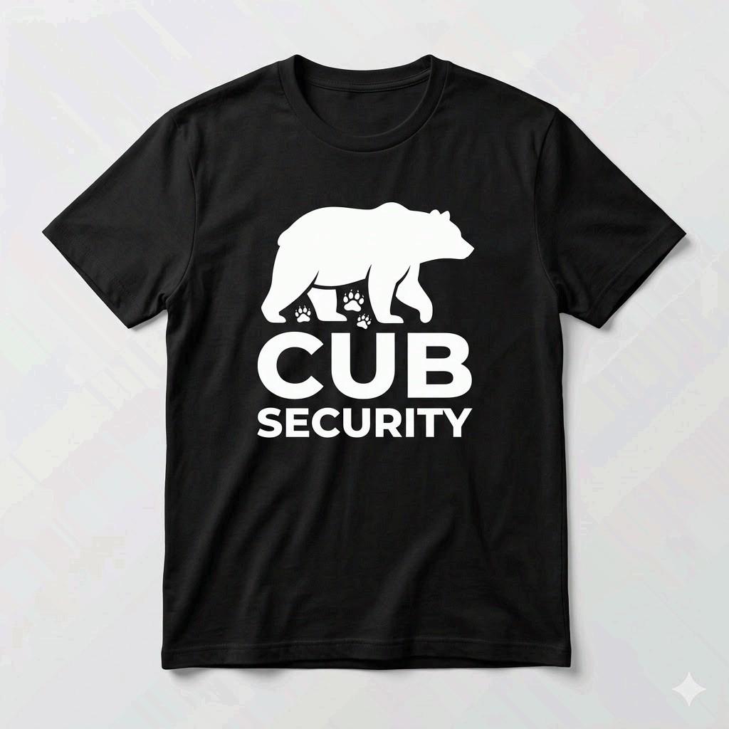 Cub Security Shirt Papa Bear Father’s Day Gift for Protective Dad XXL