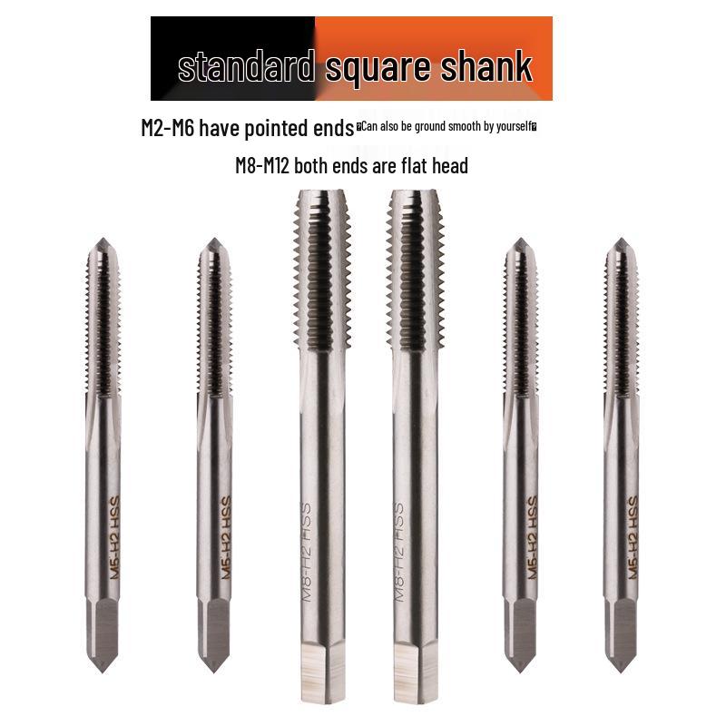Machine and Hand Taps: M1.5, M1.6, M2.5, M2.6, M3.5, M4.5, M7, M9, M11, M13 x 1.5