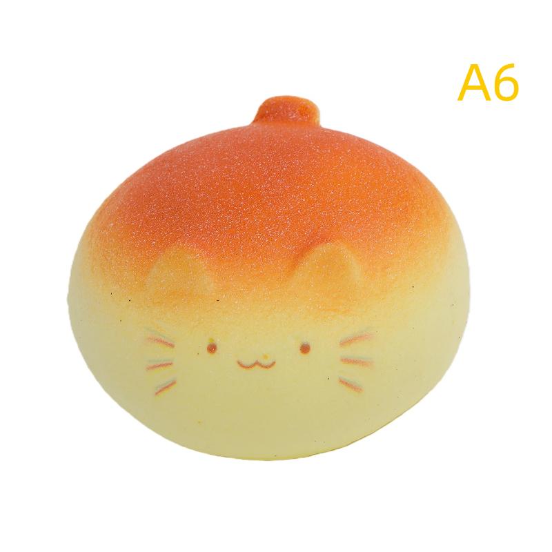 1Pcs Cat And Dog Animal Bread Slow Rising Big Thick Bread Slow Rebound Squeeze Toy Anti Stress Release Hand Relax Toy