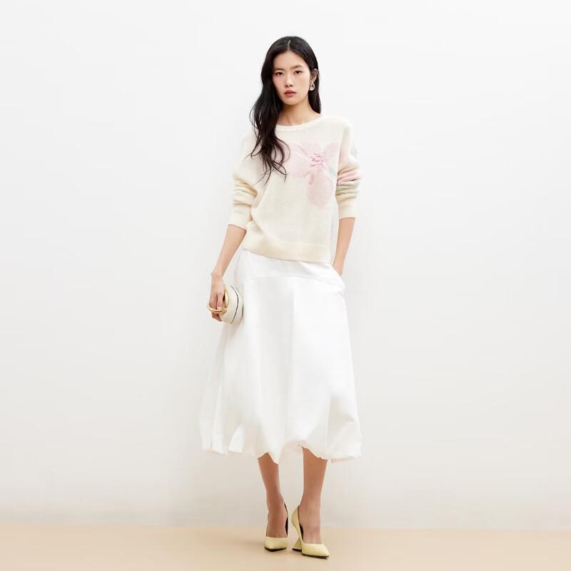 VEROMODA Lyocell & Wool Blend Printed Knit Top