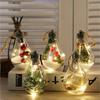 LED Christmas Bulb Decorative Light Hanging Light Christmas Ornaments Home Party Wedding New Year's Decor Transparent Night Lamp