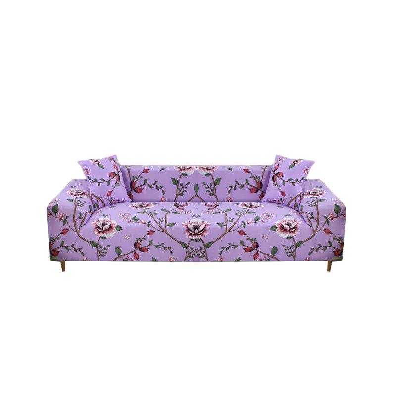 

Принт 1234 Местный Стрейч Чехол на Диван Угловой Чехол для Гостиной Light Purple,1-Seater