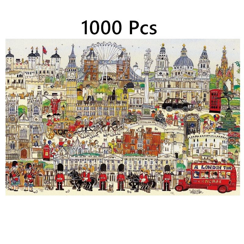 

Пазл 1000 деталей Деревня Английский коттедж Пазл Обучающая игрушка Взрослые Подарки Дети Cartoon
