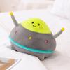 Trendy Cosmic Spaceship Rocket Plush Toy Cushion - Children's Birthday Gift