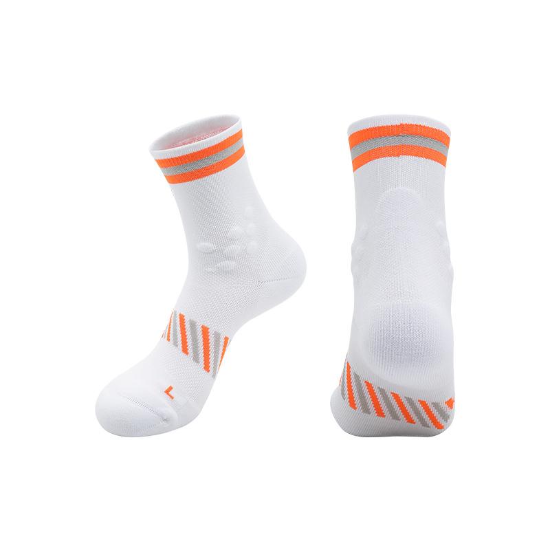 

Pressure Professional Running Socks Men S And Women S Badminton Socks Breathable Sweat-Absorbing Medium Tube Hiking Socks Non-Slip Cycling Sports Sock msize(shoesize34-38)_2Pcs
