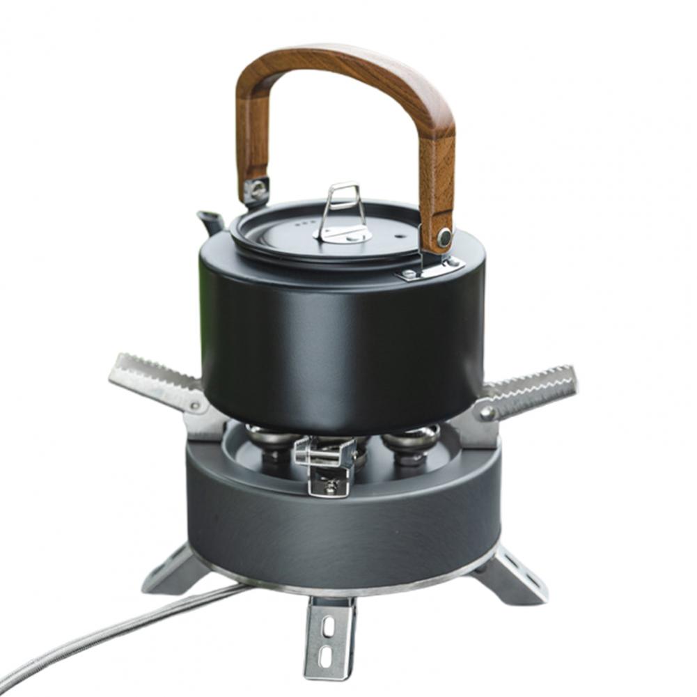 1200ml Capacity Kettle Water Kettle with Anti-scalding Handle Portable Lightweight Camping Kettle with for Outdoor for Picnics