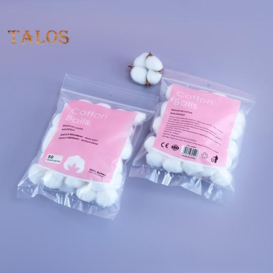 1/2/3/5 Bags Disposable Cotton Balls 100 Count Soft Water Absorbent Multi-functional Face Makeup Nail Polish Removal Cotton Ball Set