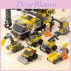 Engineering Vehicle Building Block Toy For Kids With Abs Plastic For Creative Diy Play