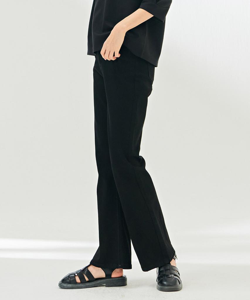 CHASECULT Dámské černé skryté elastické bootcut džíny-Dazg2351B03