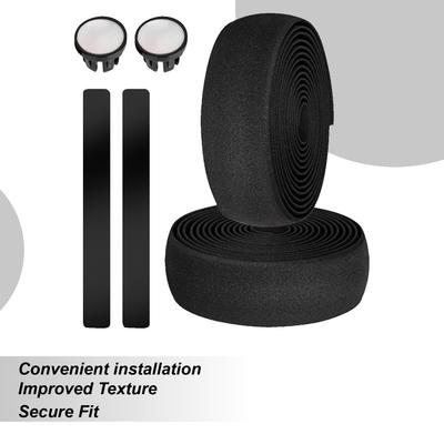 Bicycle Handlebar Wrap EVA Wrap Shock-Absorbing Grip Adhesive Bicycle Handlebar Tapes For Riding Motorcycling Comfort Upgrade