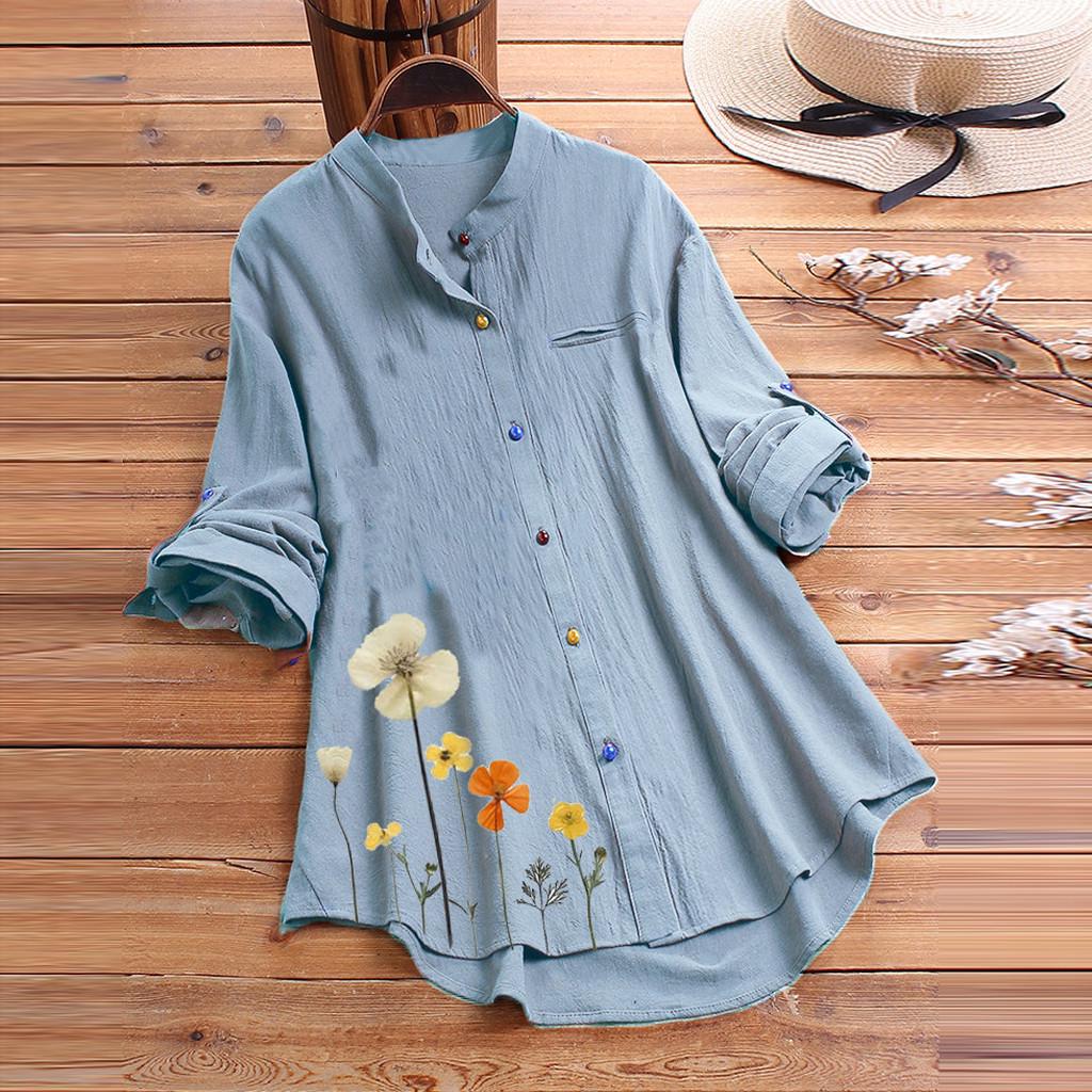 Buy Women Casual Cat Print Long Sleeve 