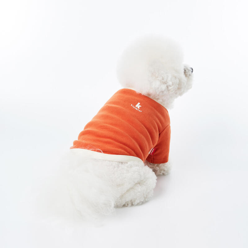 KINI SMILE VOLUME LOGO SHORT SLEEVE-ORANGE (Short Sleeve T-Shirt) L