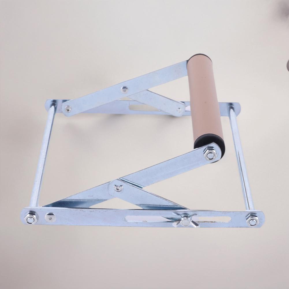 Adjustable Cutting Machine Support Frame Cutting Machine Material Rack Stainless Steel Tripod Auxiliary Support Bracket Foldable