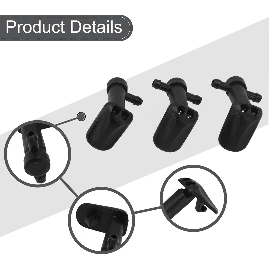 3 stk Spylerdyser Plast Spylerdyser For Saab 93 93X 200311 12778850 12778849 Erstatning