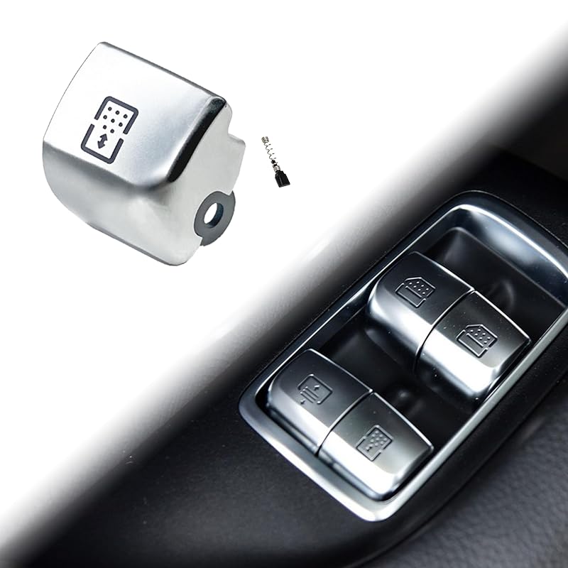 Master Power Window Switch Button Compatible with Mercedes Benz E S W213 2016- W222 2014- Lift Interior Caps Control Replacement (NO.3)