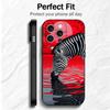 Zebra Stripe Black White Soft Phone Case for iPhone 16 16E 17 Air 15 Pro Max 14 Plus 13 Mini 11 12 7 Black Cover Back Shell