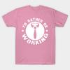 T Shirt Women Id Rather Be Working Funny Workaholic Gift Harajuku Print Kawaii Tshirt Summer Short Sleeve Female T-Shirt Top Tee