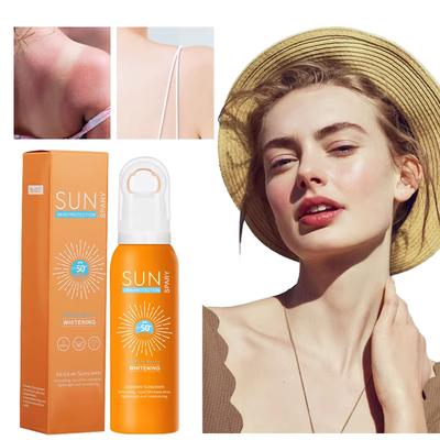 150ml Sunscreen Spray Anti-aging Anti Wrinkle Moisturizing Whitening Sunscreen Spray Facial Body Neck Skin Care Cream
