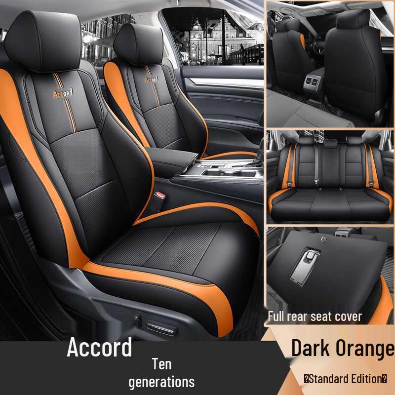 Honda Accord 10. Generation Ganzjahres-Kunstleder Autositzkissenbezug